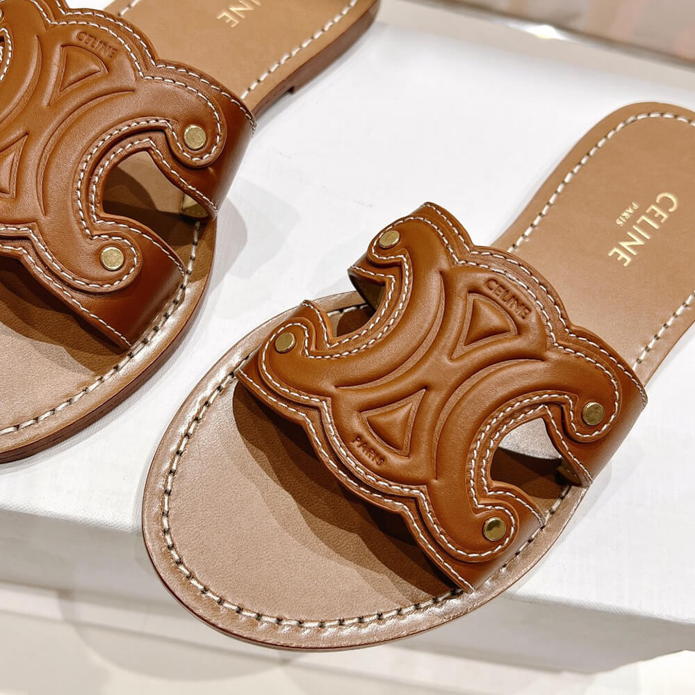 Ce**e triomphe mule in calfskin