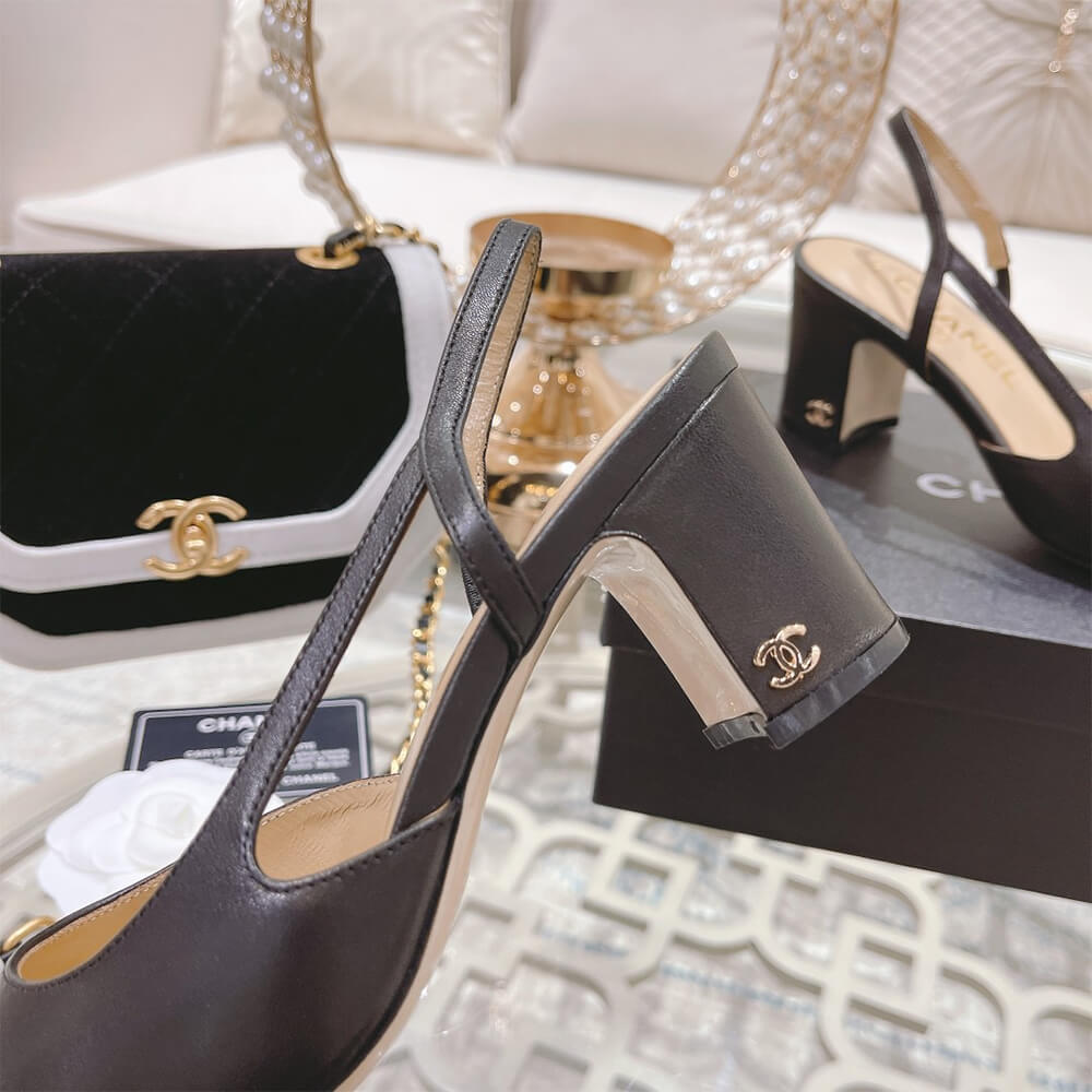 Ch*el slingback sandal