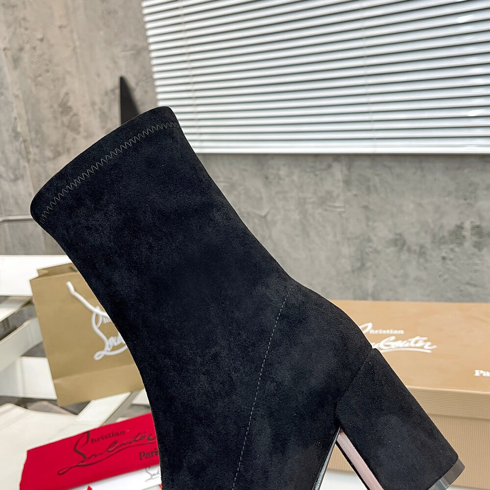 Ch**an louboutin strechadoxa 70 suede ankle boots