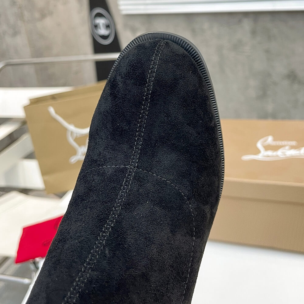 Ch**an louboutin strechadoxa 70 suede ankle boots