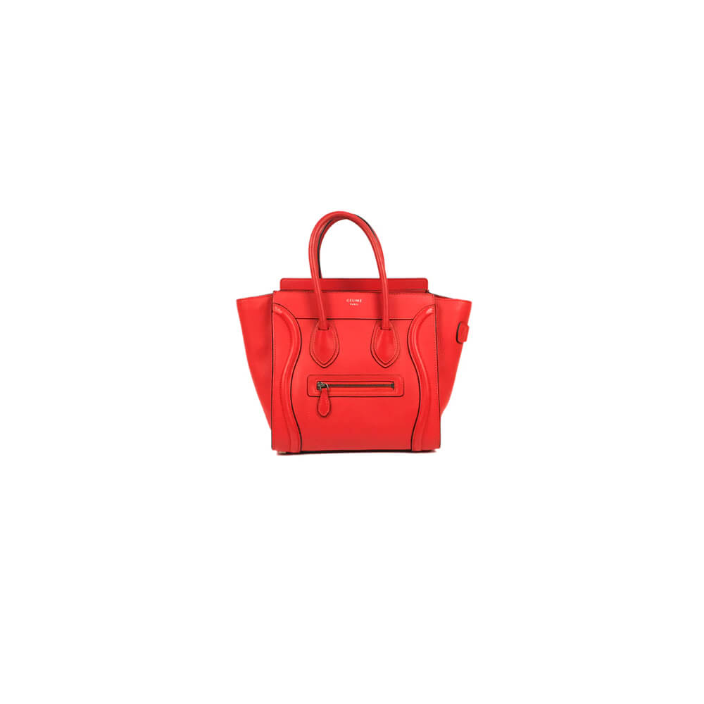 Ce**e micro luggage handbag in calfskin