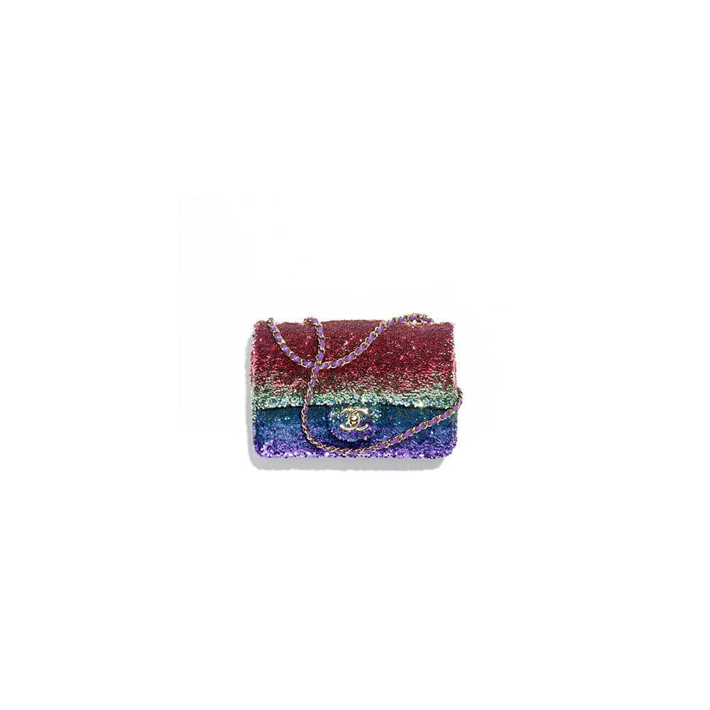 Ch*el small flap bag