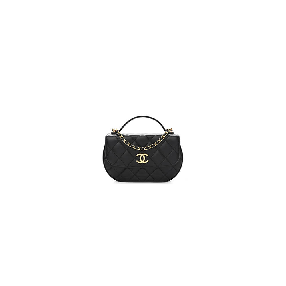Ch*el mini flap with handle(high-end grade)