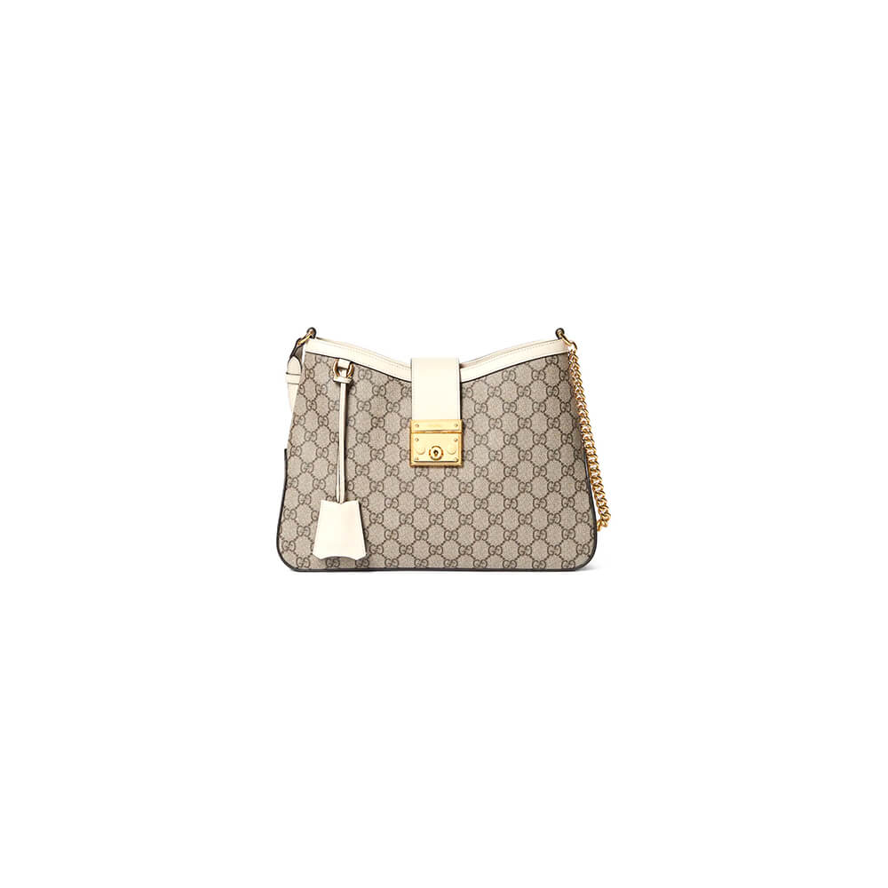 G*u*i padlock gg medium shoulder bag