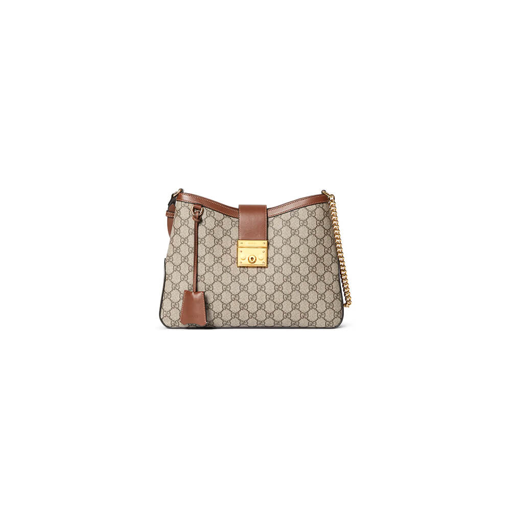 G*u*i padlock gg medium shoulder bag