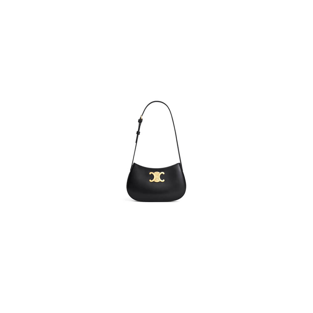 Ce**e medium tilly bag in shiny calfskin