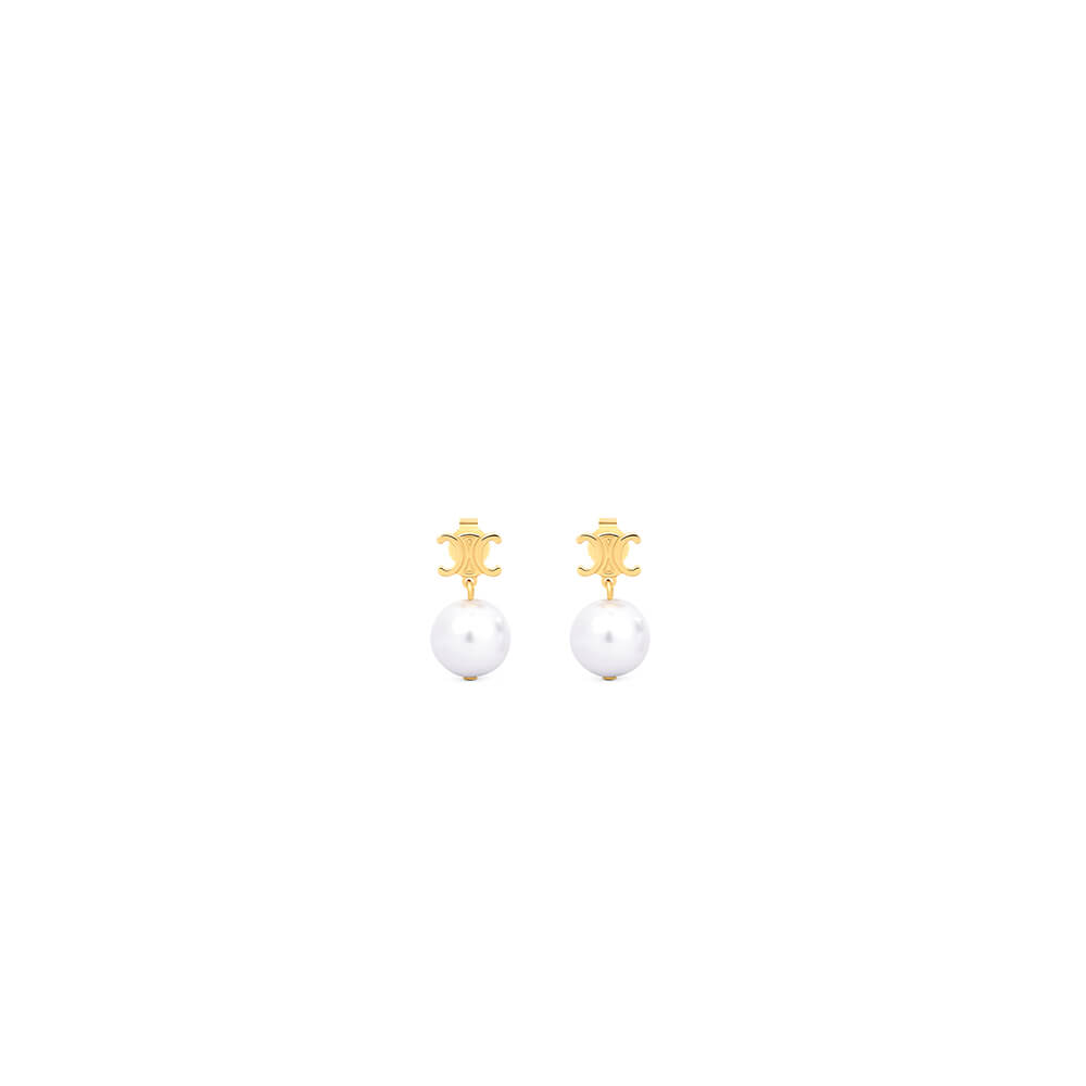 Ce**e triomphe pearl earrings