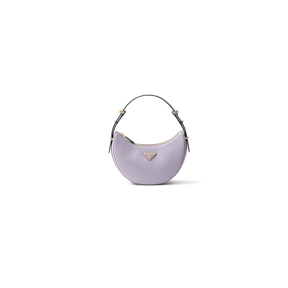 Pra*a arque leather shoulder bag