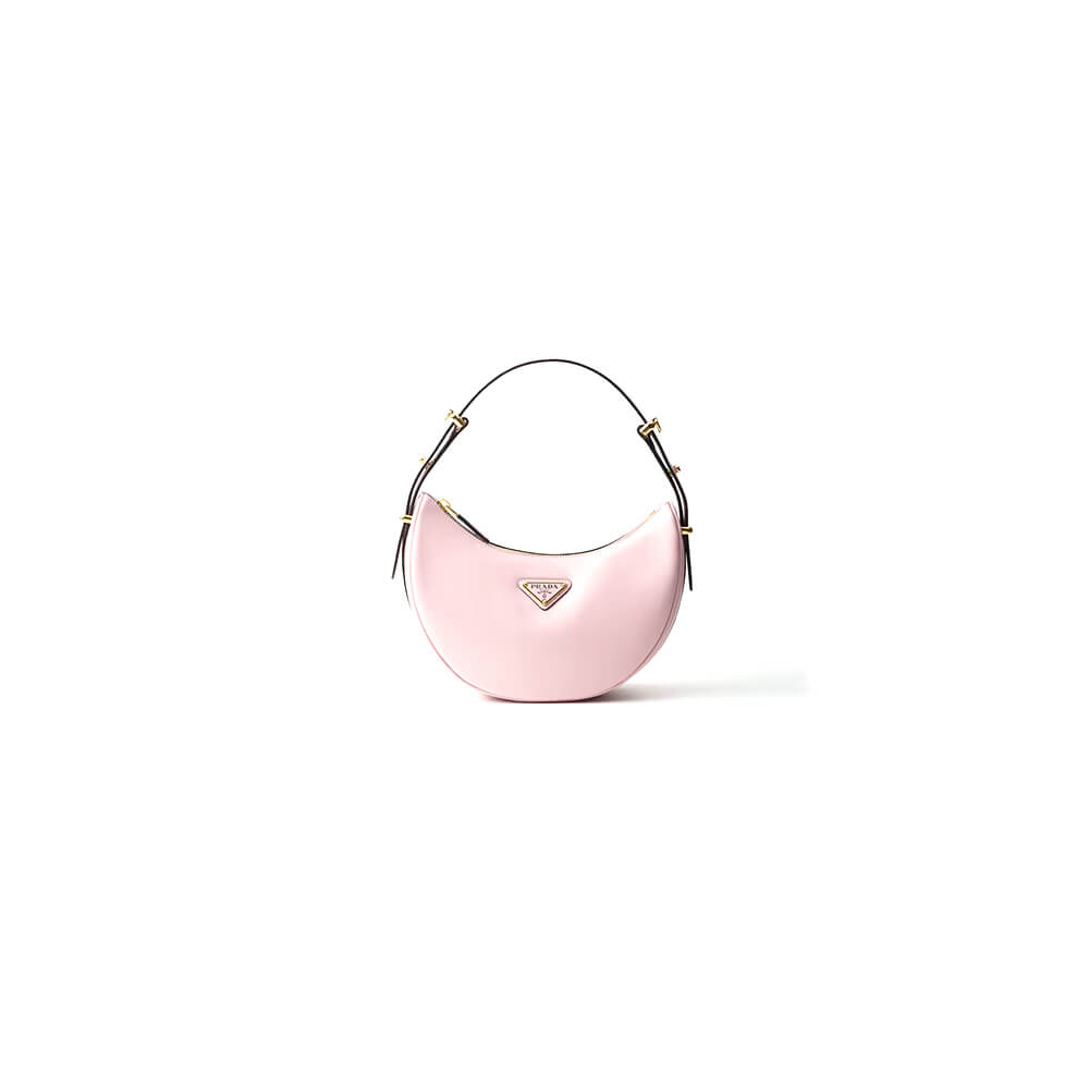 Pra*a arque leather shoulder bag