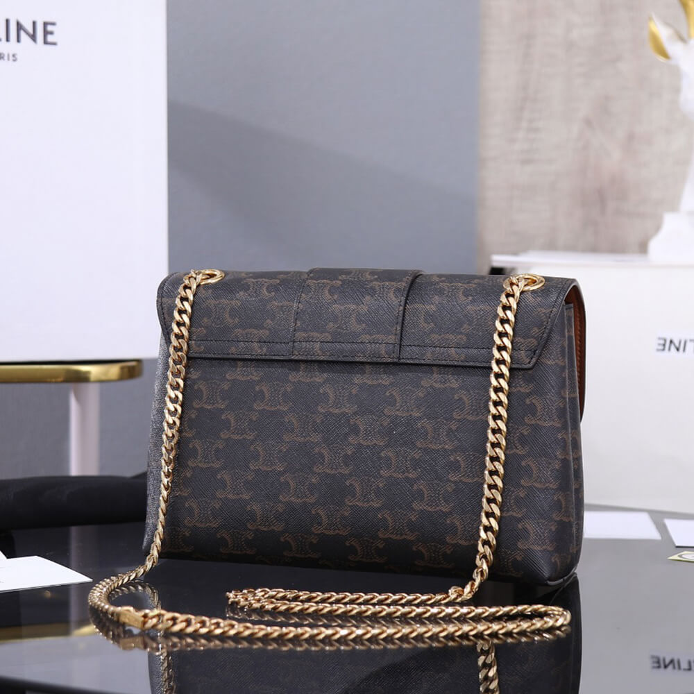 Ce**e medium Ce**e victoire bag in triomphe canvas