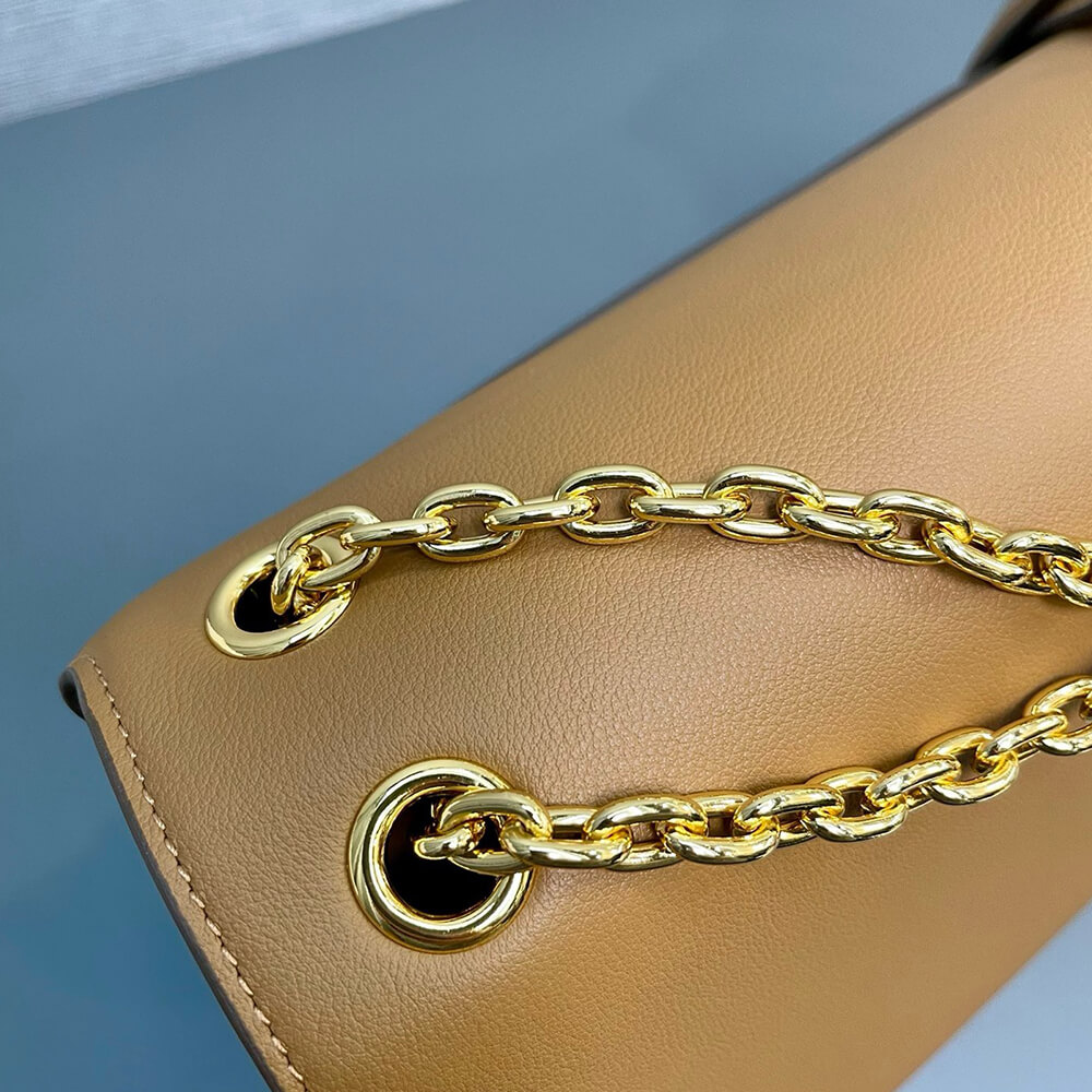 Pra*a medium leather shoulder bag (high-end grade)