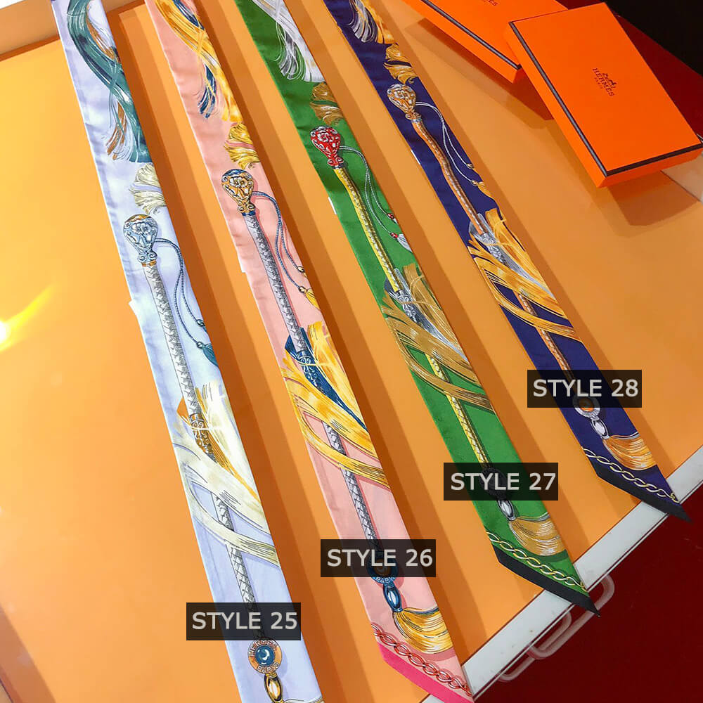 H**mes twilly scarves(style 25 – 48)