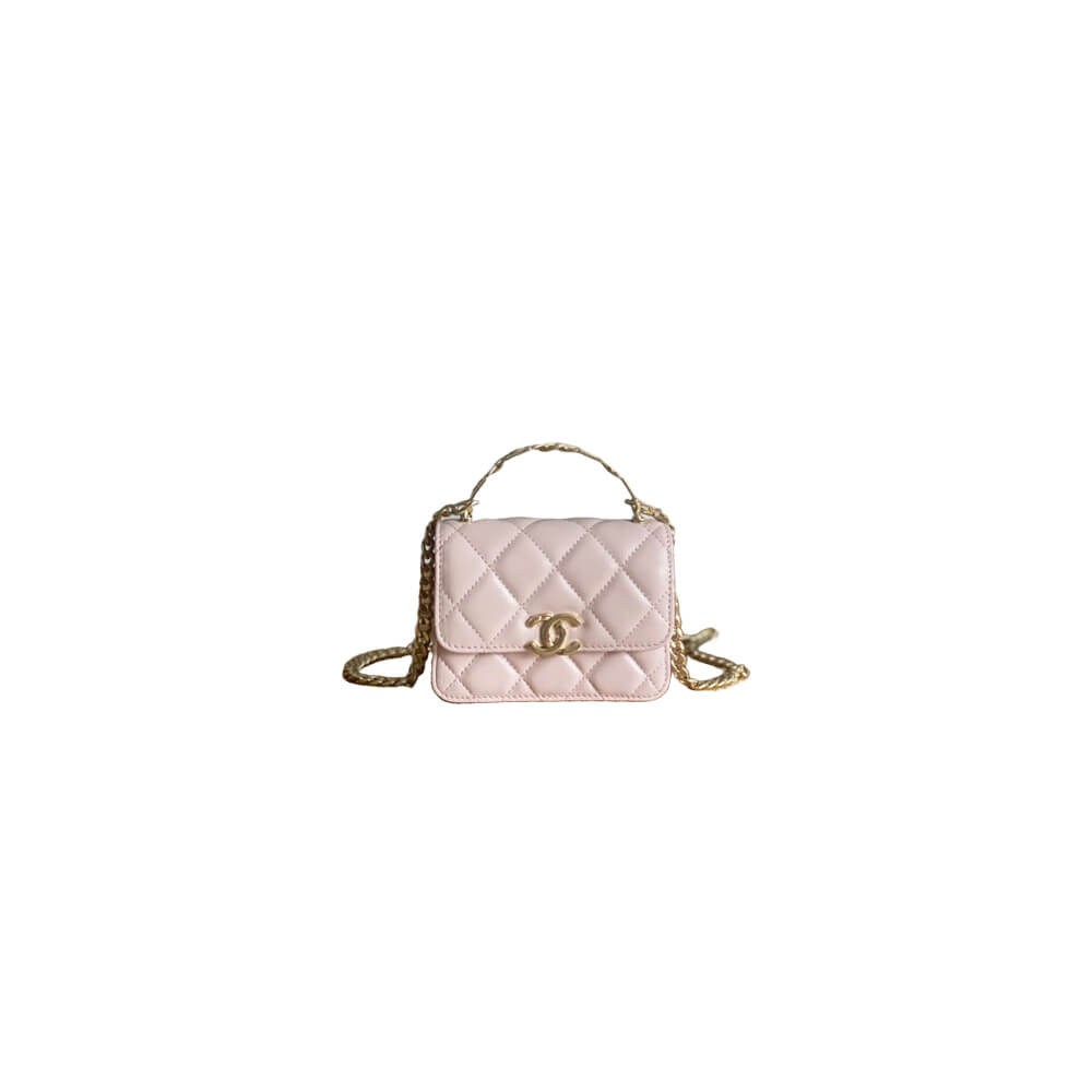 Ch*el mini flap with top handle(high-end grade)
