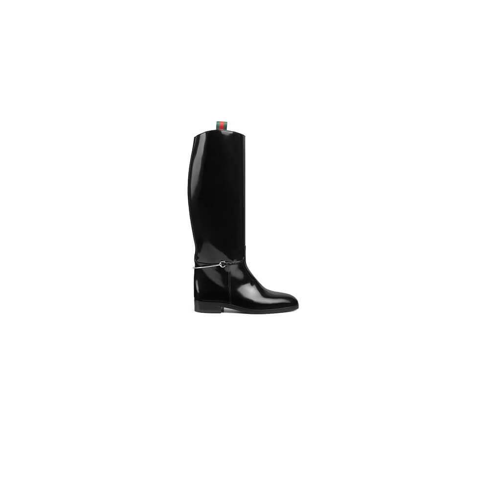 G*u*i women’s slim horsebit boot