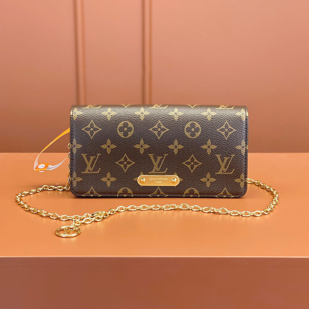 LV Wallet On Chain Lily(HIGH-END GRADE)
