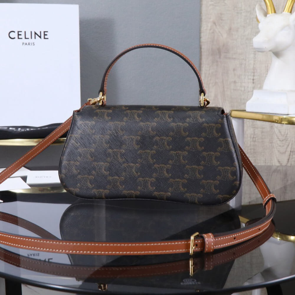 teen Ce**e lola in triomphe canvas and calfskin(high-end grade)