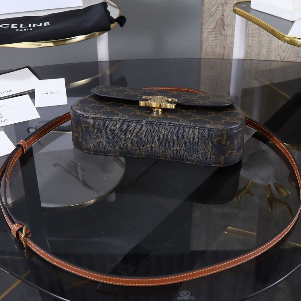 teen Ce**e lola in triomphe canvas and calfskin(high-end grade)
