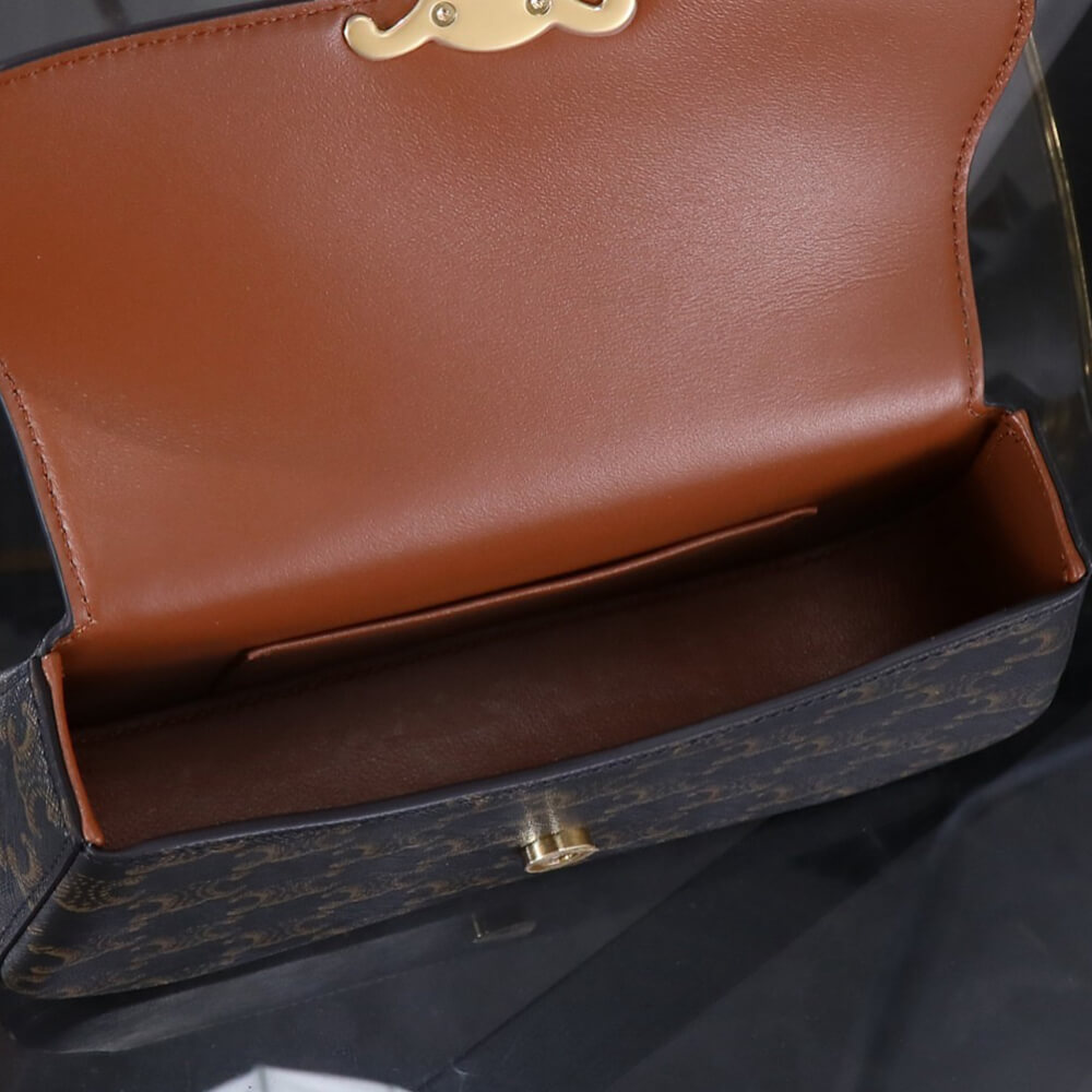 teen Ce**e lola in triomphe canvas and calfskin(high-end grade)