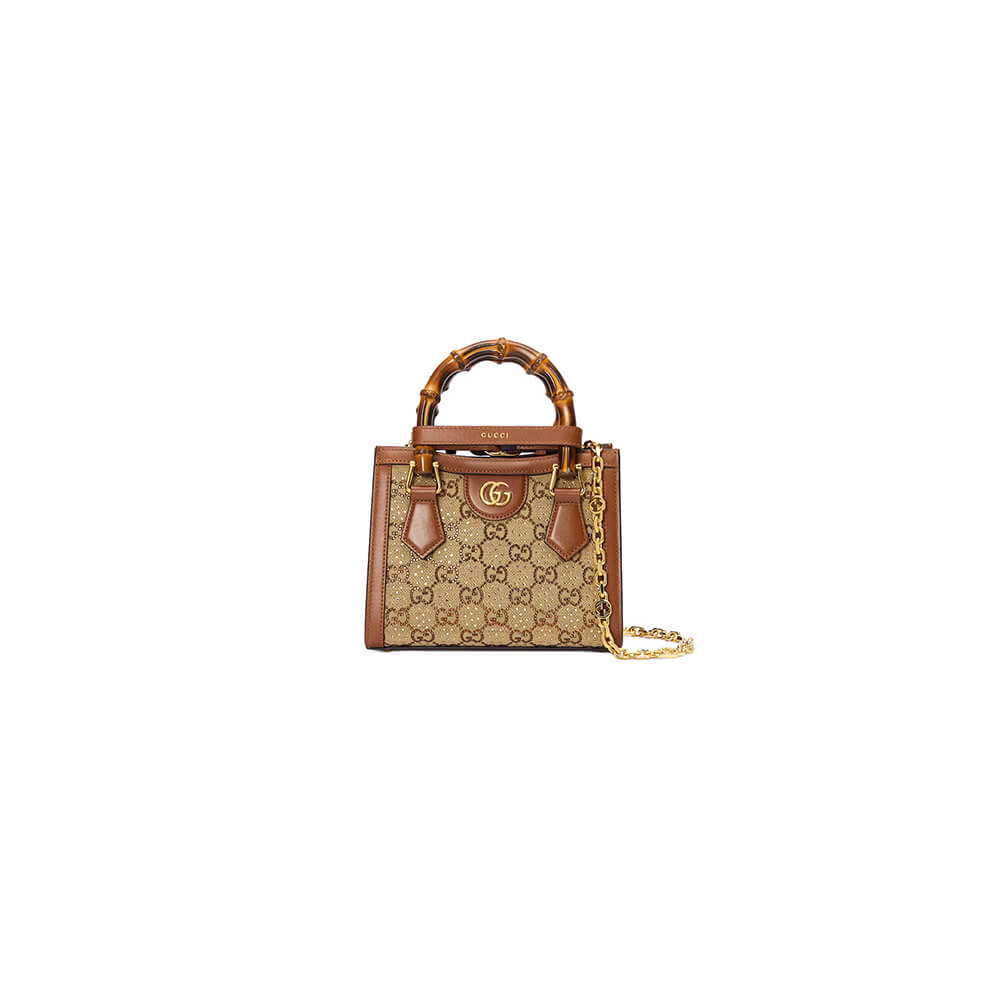 G*u*i diana crystal mini tote bag(high-end grade)