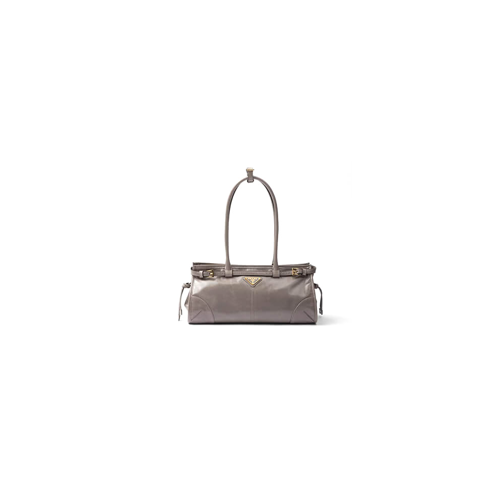 Pra*a medium leather handbag(high-end grade)
