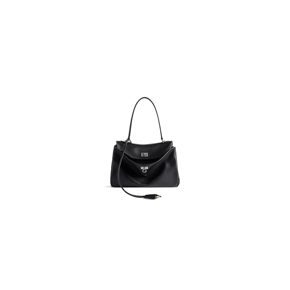 Ba*len*cia*ga women’s rodeo small handbag in black(high-end grade)