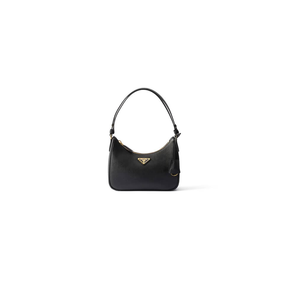 Pra*a re-edition saffiano leather mini bag