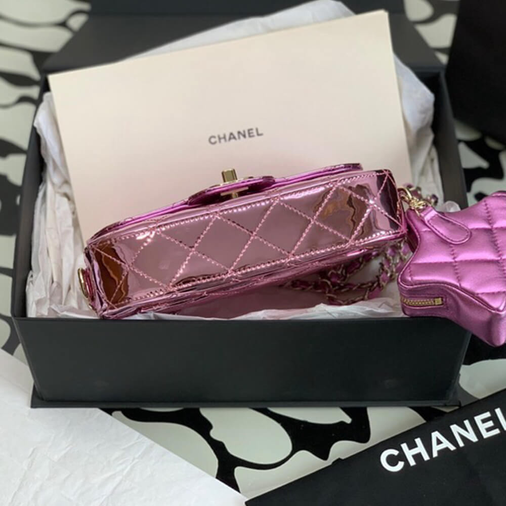 Ch*el mini flap bag(high-end grade)