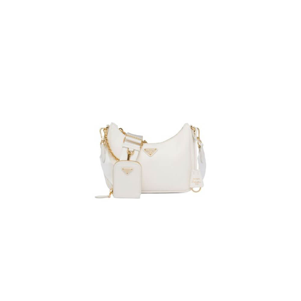 Pra*a re-edition 2005 saffiano leather bag(high-end grade)