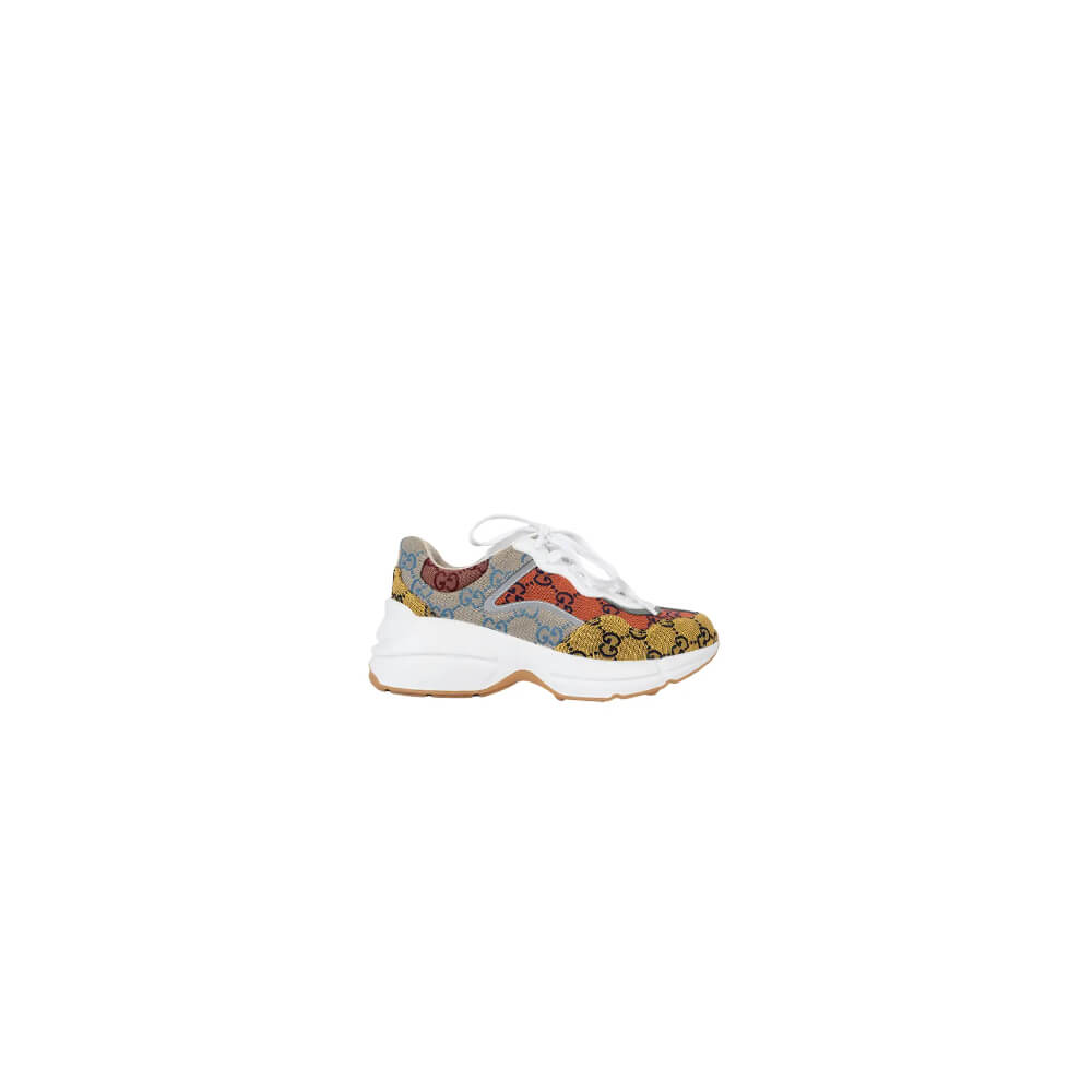 g*u*i multicolor gg S*p*e rhyton sneaker