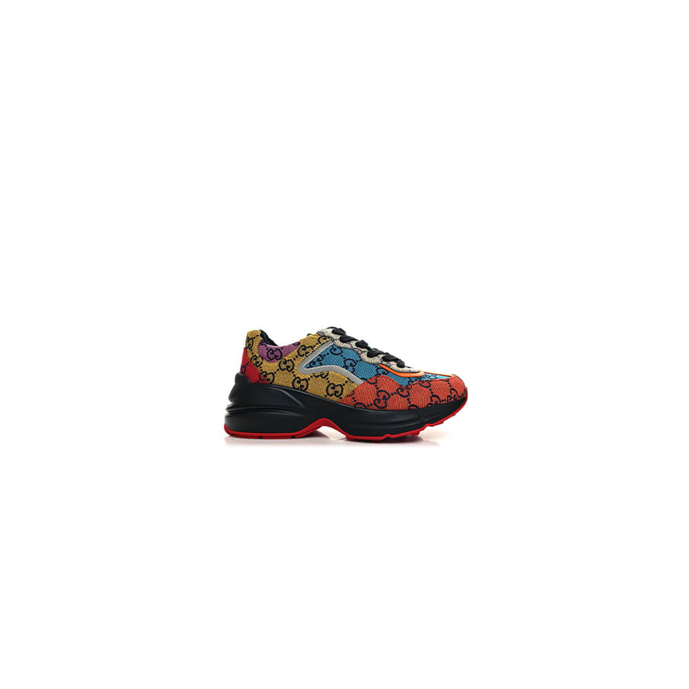 g*u*i multicolor gg S*p*e rhyton sneaker