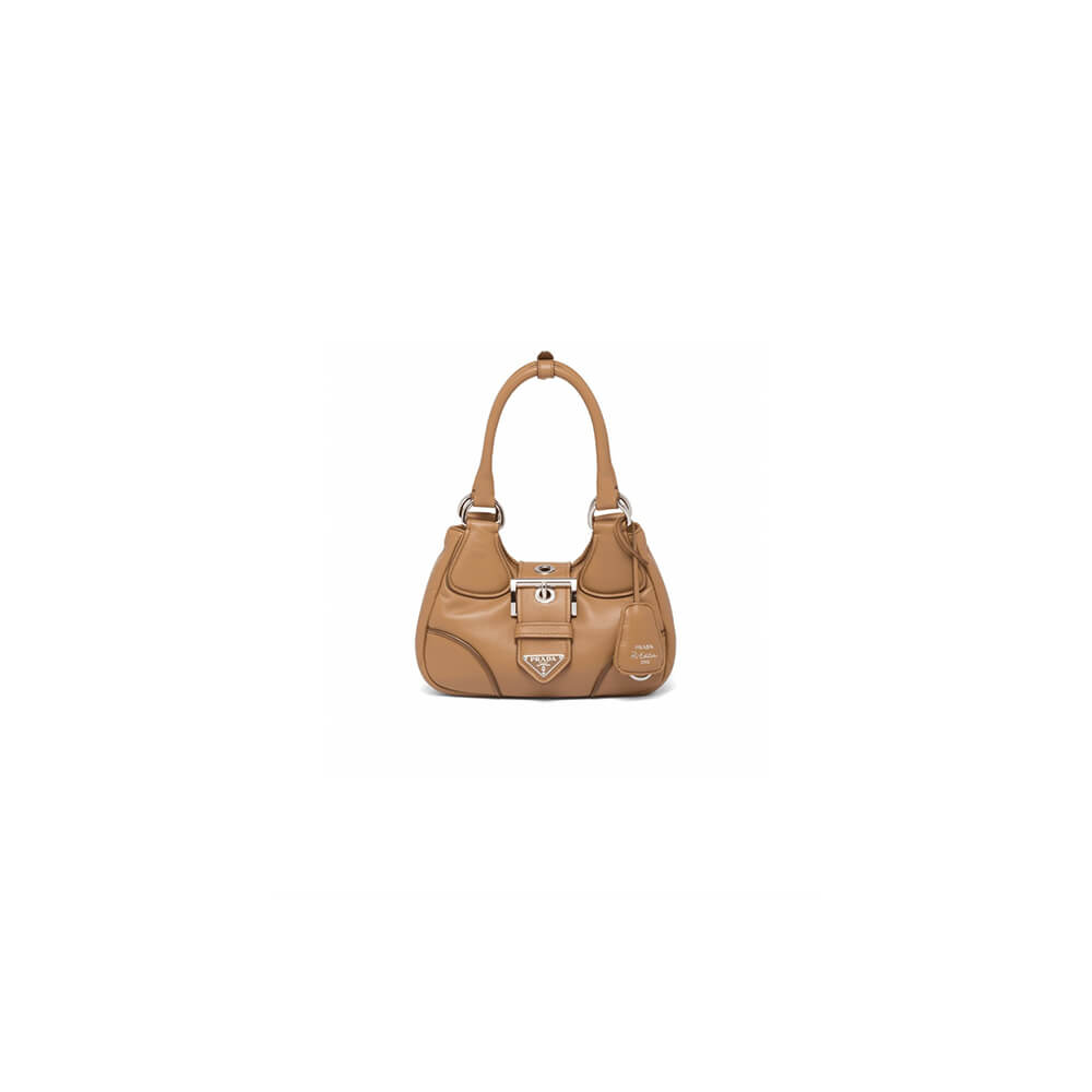 Pra*a moon padded nappa-leather bag