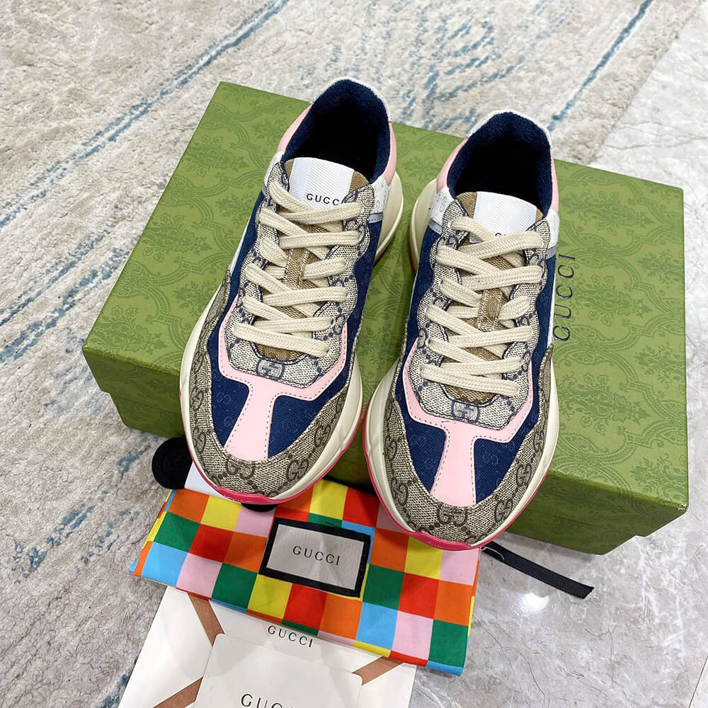 g*u*i multicolor gg S*p*e rhyton sneaker