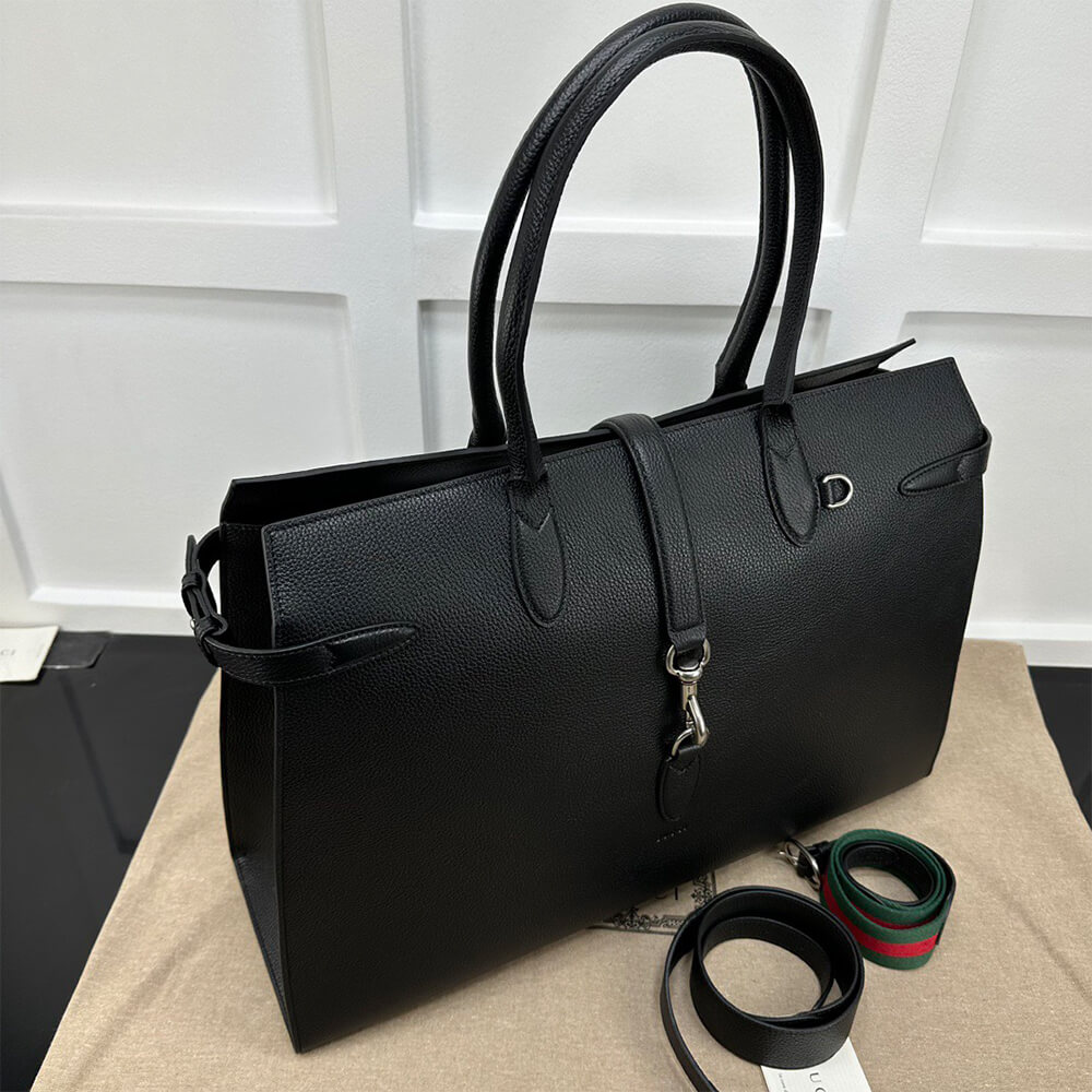 G*u*i large tote bag with hook closure(high-end grade)
