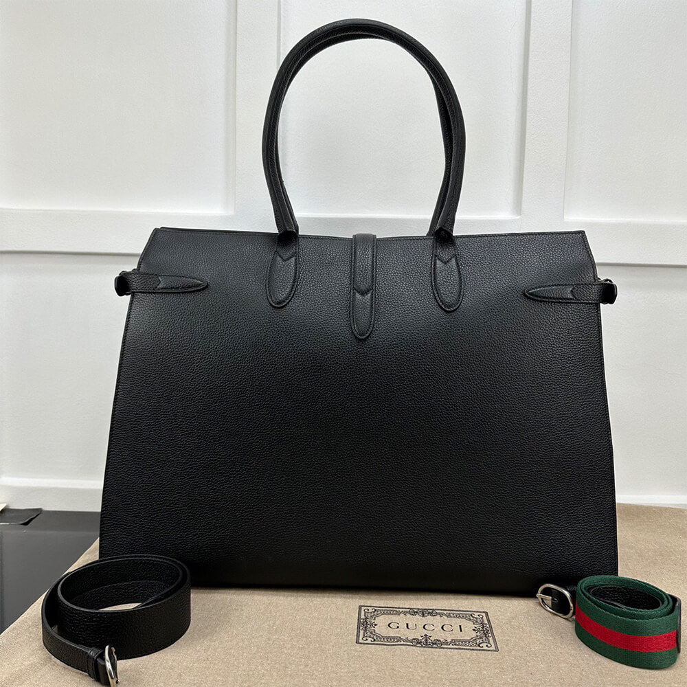 G*u*i large tote bag with hook closure(high-end grade)