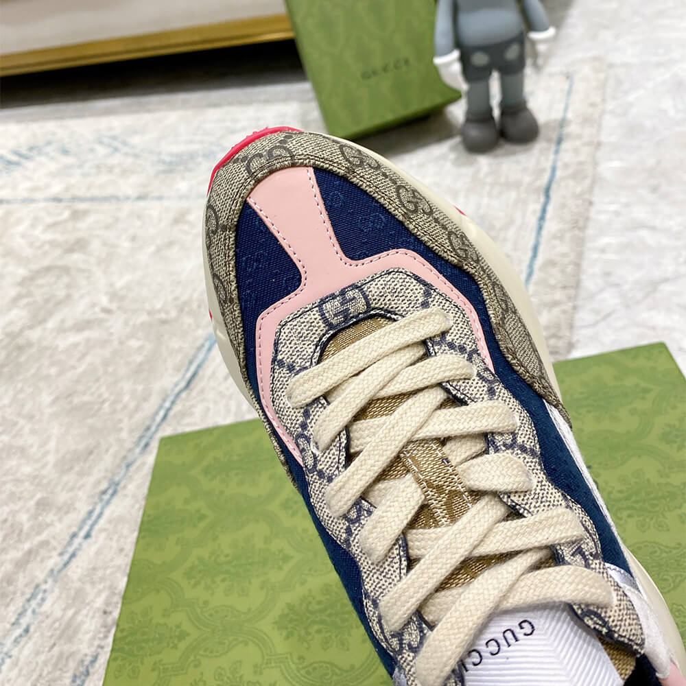 g*u*i multicolor gg S*p*e rhyton sneaker