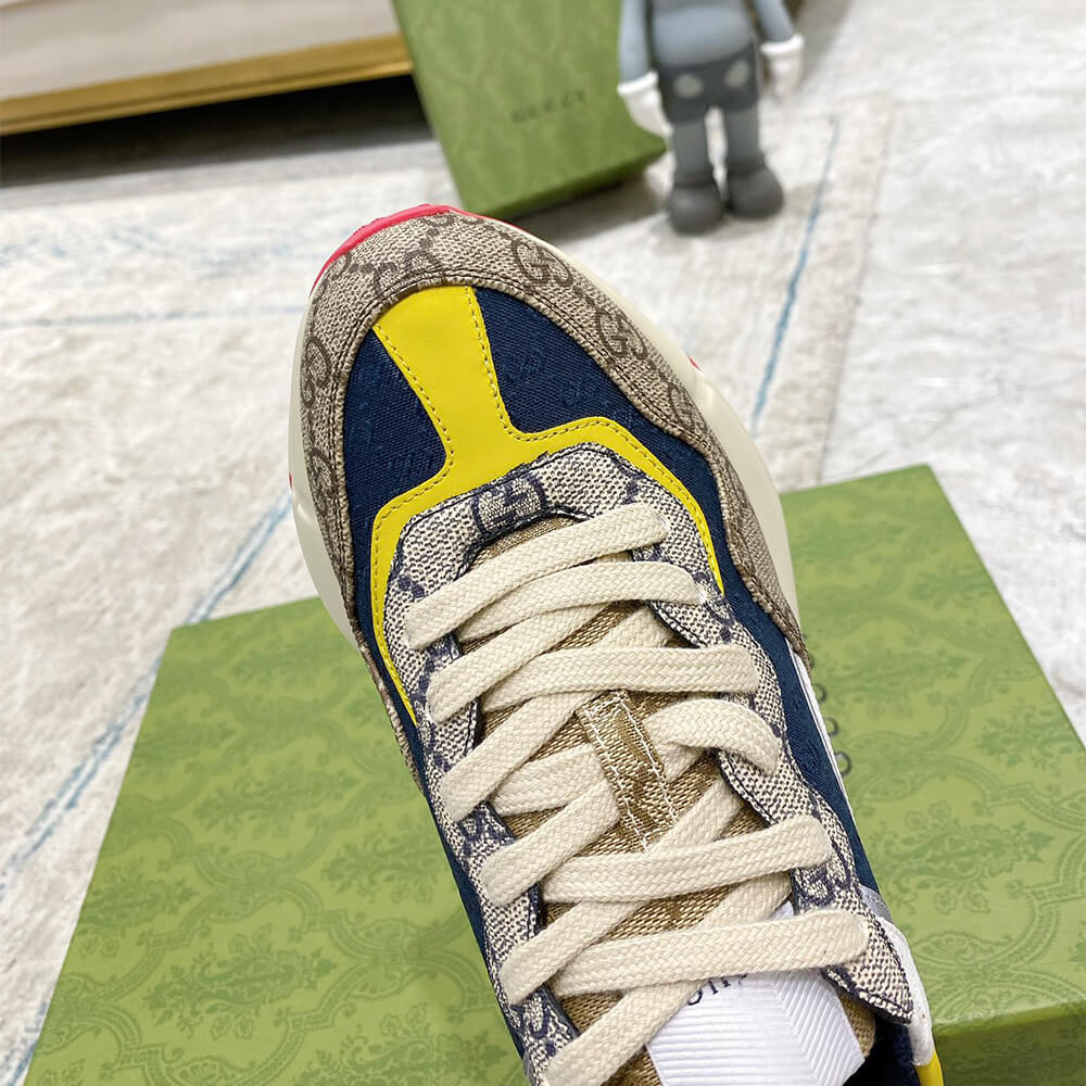 g*u*i multicolor gg S*p*e rhyton sneaker
