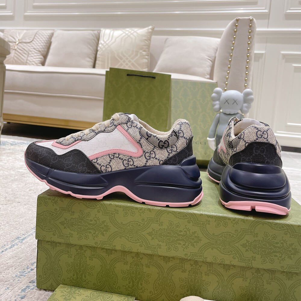 g*u*i multicolor gg S*p*e rhyton sneaker